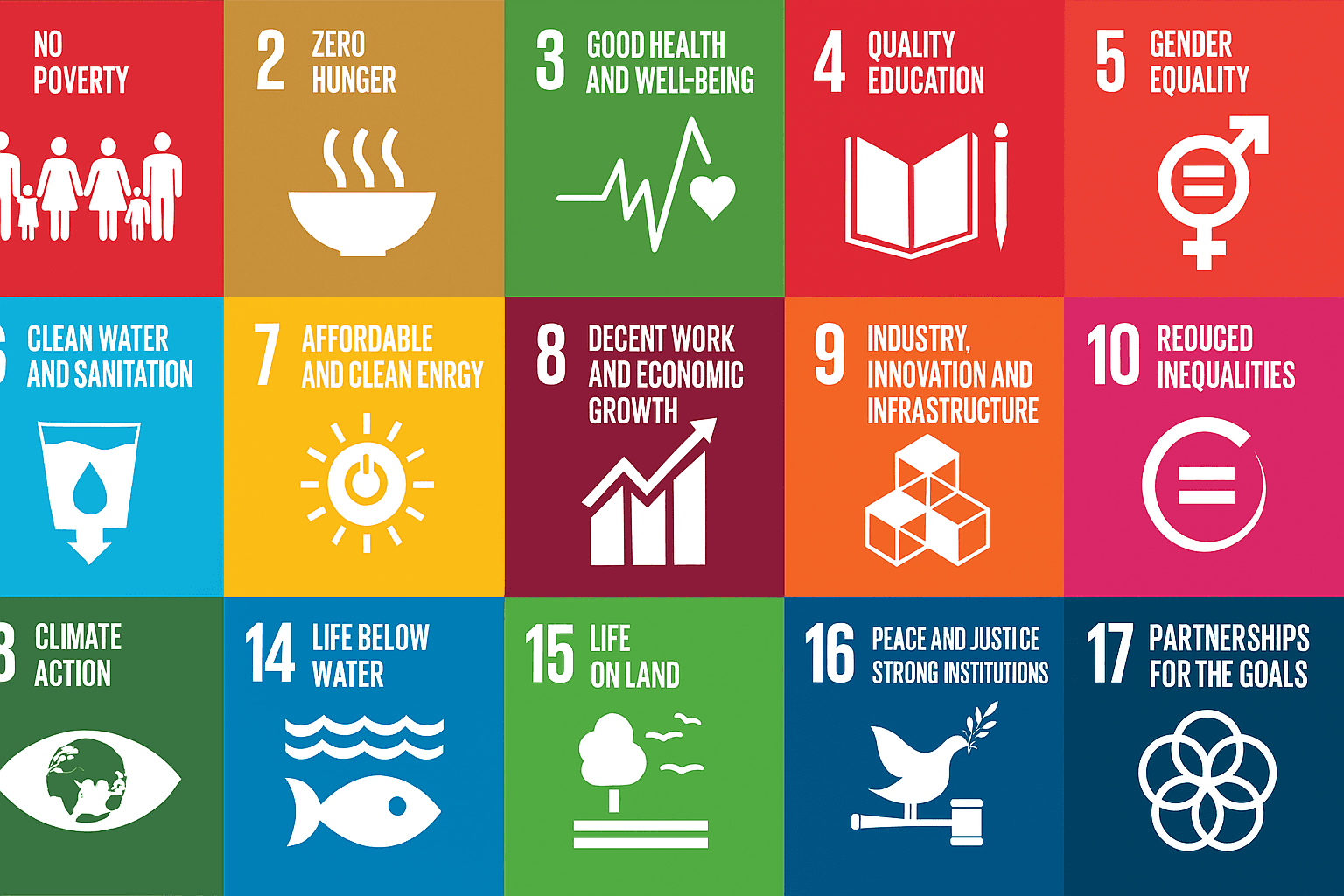 SDG Icons Background