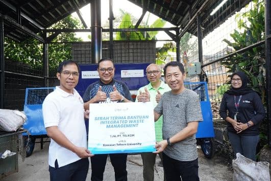 Telkom University dan Sobat Sampah Hadirkan Solusi Berkelanjutan Melalui Teknologi Pirolisis di Tiga Wilayah Jawa Barat