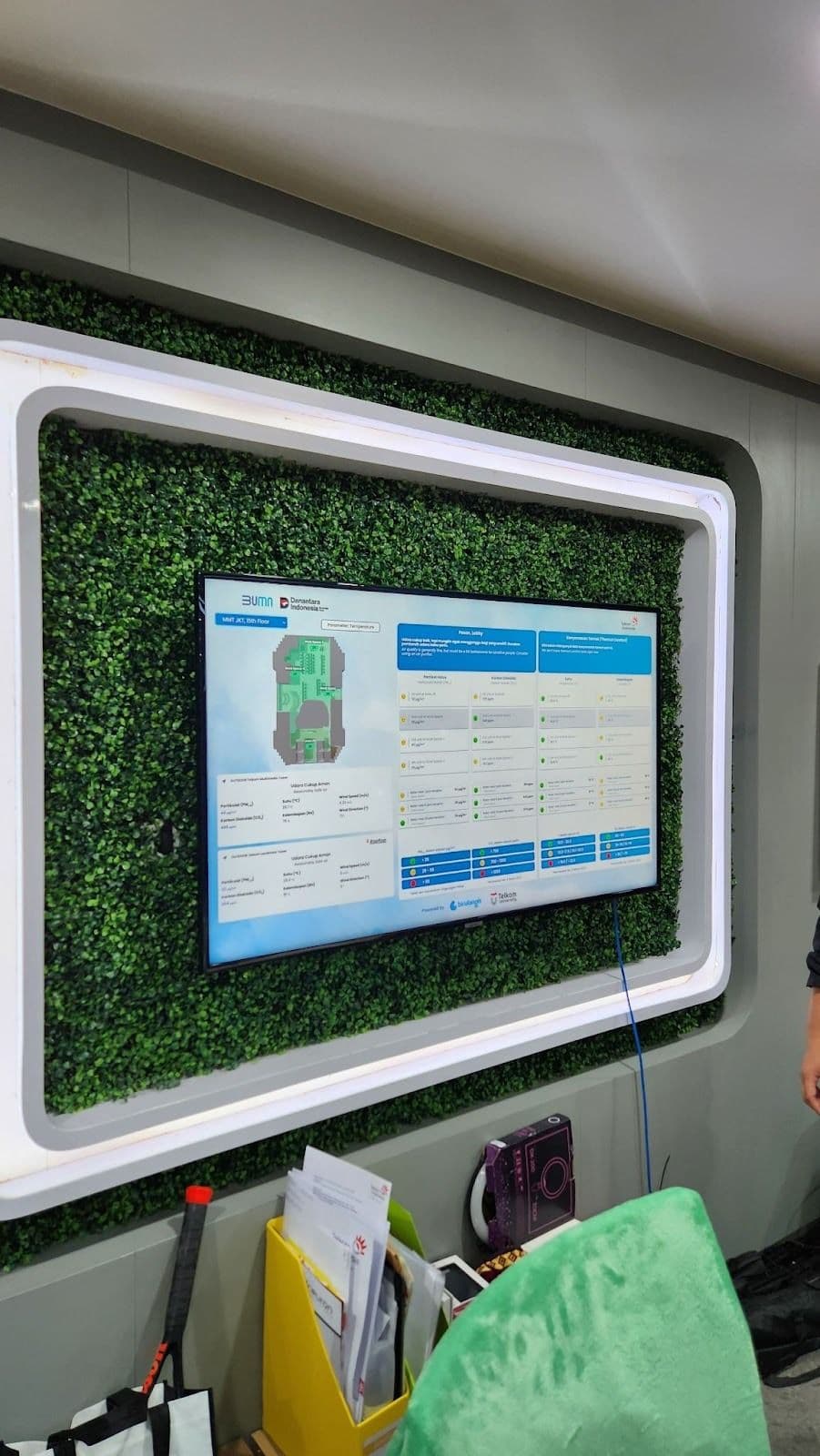 Telkom University dan Telkom Indonesia Hadirkan Sistem Pemantauan Kualitas Udara Dalam Ruangan di Telkom Landmark Tower
