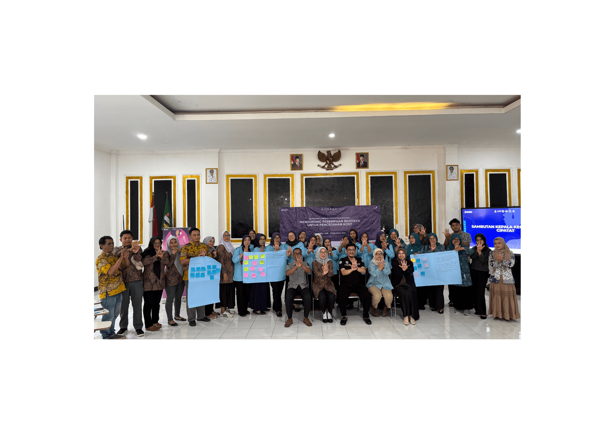 DCS Telkom University Perkuat Literasi Hukum & Digital untuk Pencegahan KDRT Bersama 27 Peserta di Kecamatan Cipatat